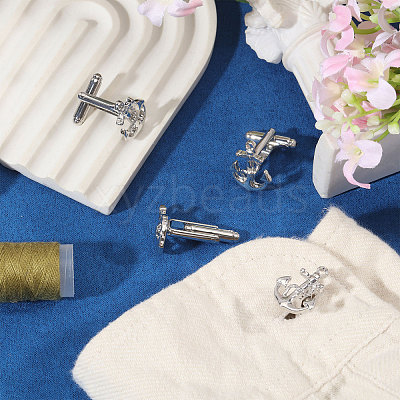 4 Pairs Alloy Cufflinks FIND-CA0011-40P-1