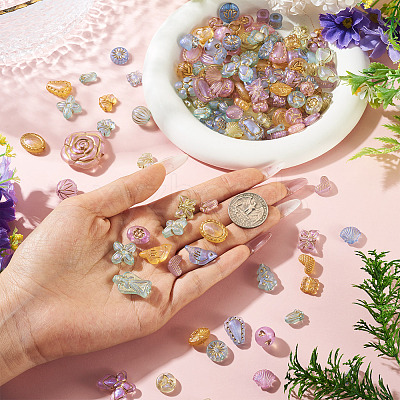 100G Transparent Acrylic Beads OACR-BT0001-05F-1