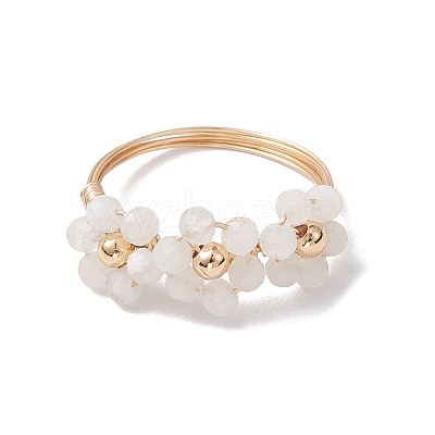 Natural Moonstone Finger Rings RJEW-TA00198-03-1