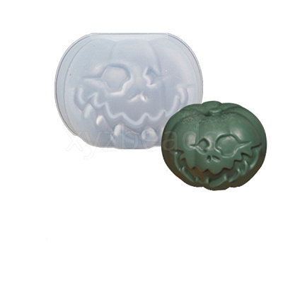 DIY Halloween Pumpkin Jack-O'-Lantern Candle Silicone Molds DIY-F110-03-1