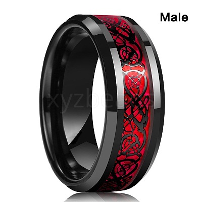 Dragon Alloy Finger Rings for Men FS-WGF8AF7-02-1