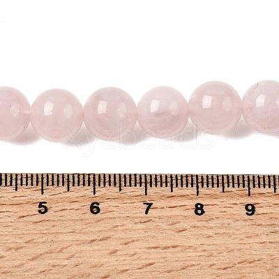 Natural Madagascar Rose Quartz Beads Strands G-B167-A05-10mm-1