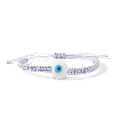 Handmade Lampwork Evil Eye Bead Braided Bracelets UN6877-7-1
