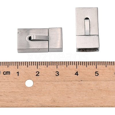 Tarnish Resistant 304 Stainless Steel Bayonet Clasps X-STAS-P180-38P-1