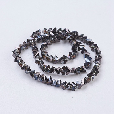Electroplate Glass Beads Strands EGLA-J145-6mm-HP02-1
