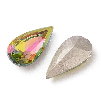 Glass Rhinestone Cabochons RGLA-L029-04C-VRLA-1