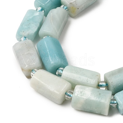 Natural Amazonite Beads Strands GG-CBAC3BB-01-1
