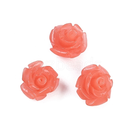 Synthetic Coral Carved Beads CORA-M001-07U-1