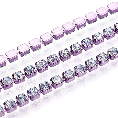 Iron Rhinestone Cup Chains CH-N005-05D-1