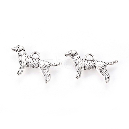 Tibetan Style Alloy Puppy Pendants LS-LF9881Y-1