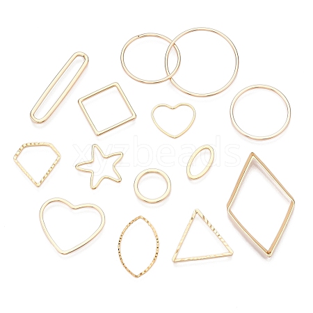 Brass Assorted Findings KK-T073-30G-1