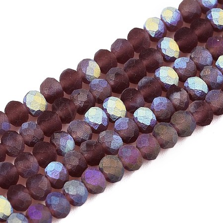 Transparent Glass Beads Strands EGLA-A044-T3mm-MB13-1