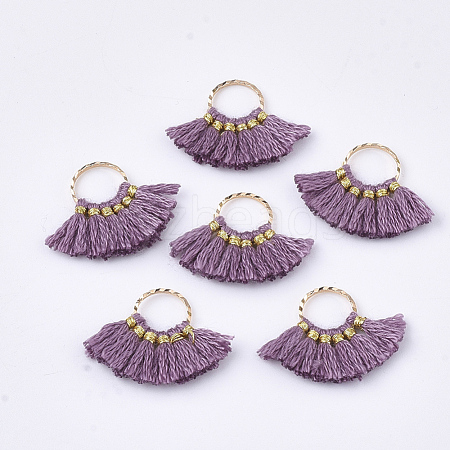 Polycotton(Polyester Cotton) Tassel Pendants Decorations FIND-S302-11Z-1