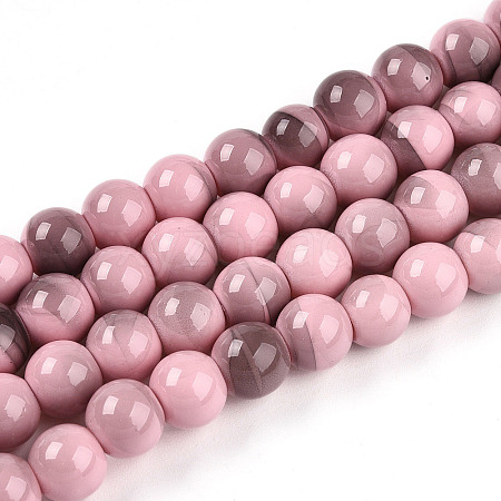 Baking Paint Glass Beads X1-DGLA-N013-8mm-09-1