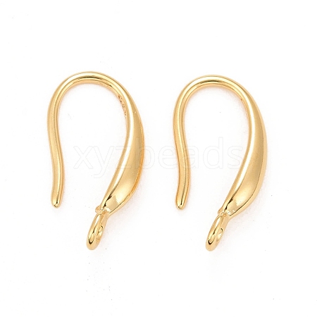 Rack Plating Eco-friendly Brass Earring Hooks KK-D075-09G-RS-1