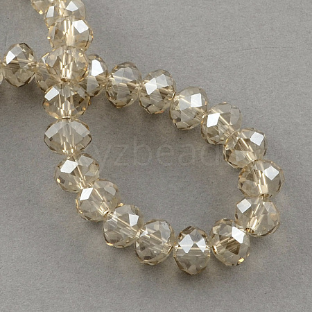 Electroplate Glass Bead Strands X-EGLA-S096-2mm-05-1