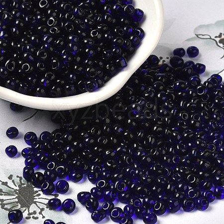 Transparent Colours Glass Seed Beads SEED-P006-02A-11-1