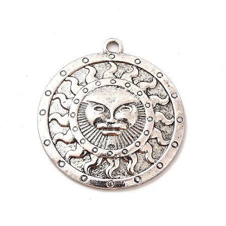 Tibetan Style Alloy Pendants PALLOY-B008-06AS-1