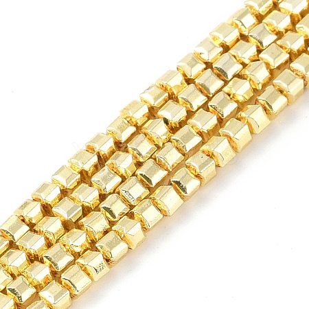 Electroplated Synthetic Non-Magnetic Hematite Beads Strands G-U003-18A-01-1