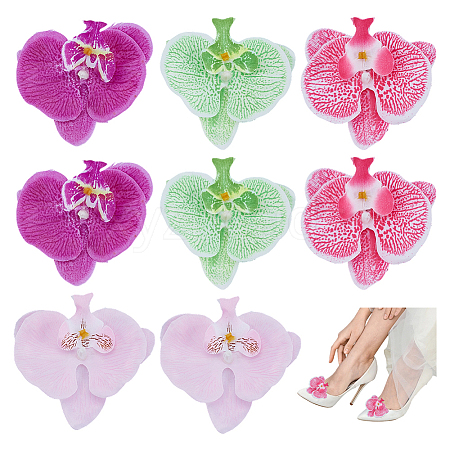 8Pcs 4 Styles Iron Shoe Clip HJEW-ME00035-1