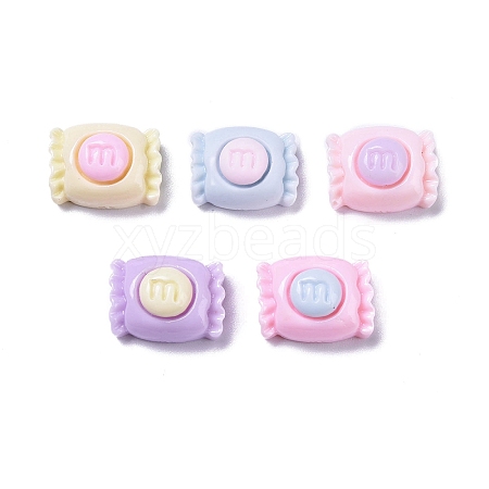 Opaque Cute Resin Decoden Cabochons RESI-B024-01J-1