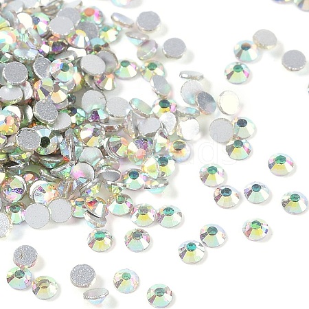 Glass Flat Back Rhinestone RGLA-C002-SS8-101-1