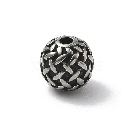 304 Stainless Steel Beads STAS-H238-08D-AS-1