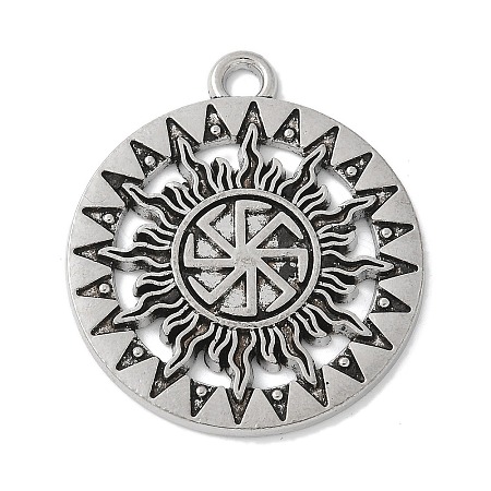 Tibetan Style Alloy Pendants PALLOY-D290-23AS-1