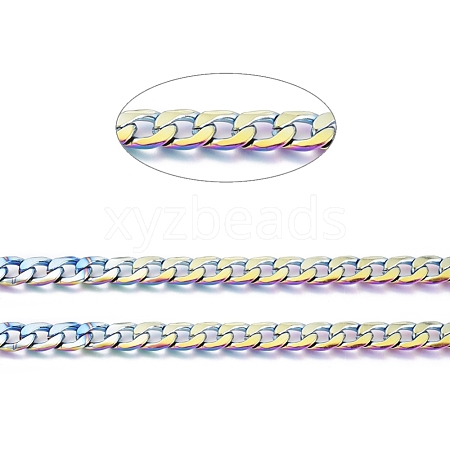 Ion Plating(IP) 304 Stainless Steel Cuban Link Chains CHS-D032-02M-1