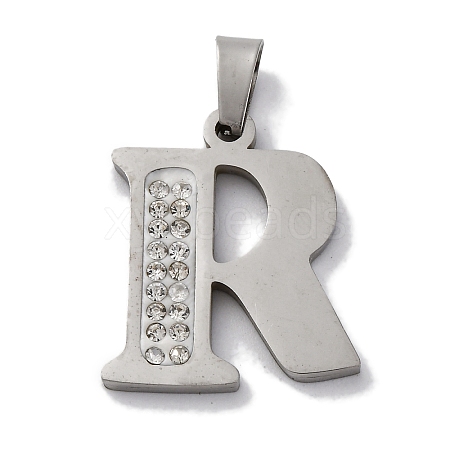 201 Stainless Steel Pendants STAS-Q342-53P-R-1