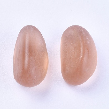 Frosted Glass Beads GLAA-WH0011-03B-1