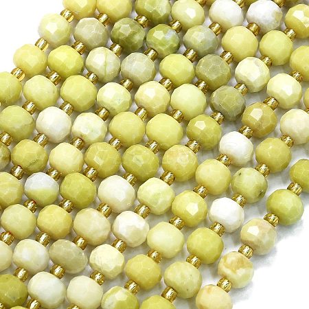 Natural Butter Jade Beads Strands G-K389-E38-01-1