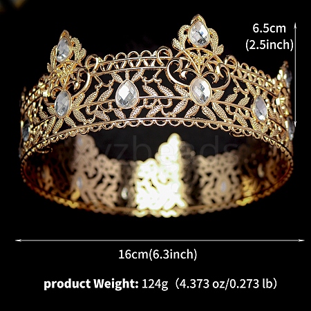 Baroque Alloy Rhinestone Crown PW-WG35C7F-01-1