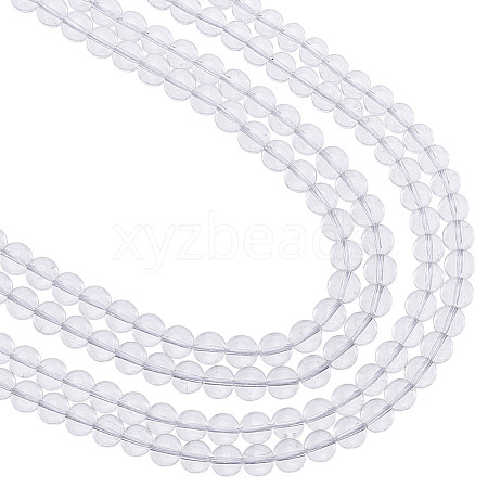 2 Strands Synthetic Quartz Crystal Beads Strands G-GO0001-28B-1