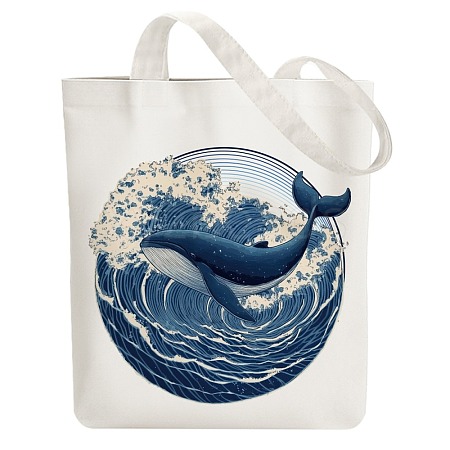 Canvas Women's Tote Bags ABAG-WH0056-002-1