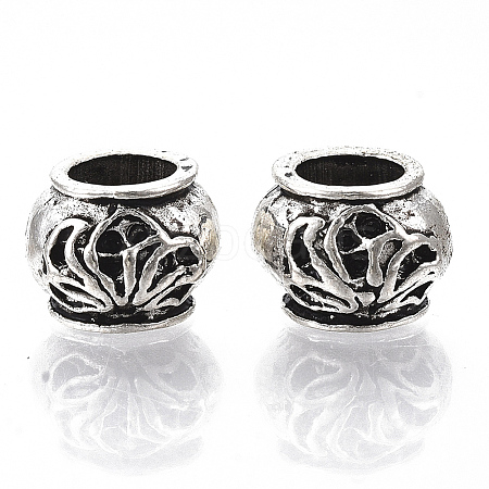 Tibetan Style Alloy Beads X-TIBE-R317-056AS-LF-1