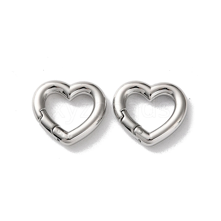304 Stainless Steel Spring Gate Clasps STAS-A193-03P-1