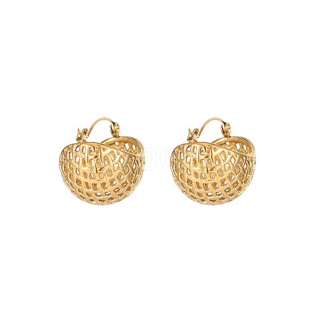 Elegant European Style Stainless Steel Gold-Plated Women's Earrings WS1374-6-1