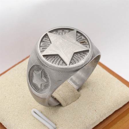 304 Stainless Steel Finger Rings for Men FS-WG539CD-14-1
