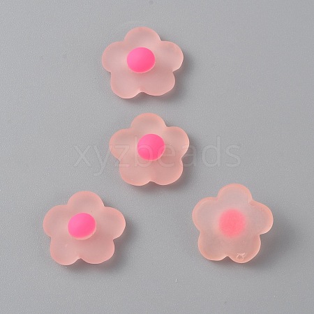 Spring Theme Translucent Resin Cabochons RESI-TAC0016-10E-1