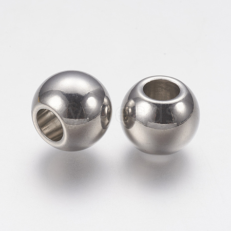 Tarnish Resistant 201 Stainless Steel Beads STAS-F141-17P-1