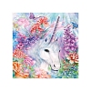 Unicorn Flower Pattern Diamond Painting Kits for Adults Kids PW-WG71418-01-1