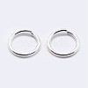 925 Sterling Silver Open Jump Rings STER-F036-02S-1x6mm-2