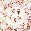 Christmas Theme Luminous Resin Cabochons RESI-U003-02F-1