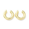 Rack Plating Brass Ring Cuff Earrings for Women X1-EJEW-H135-01G-02-6