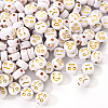 Opaque White Acrylic Beads MACR-YW0001-21B-3