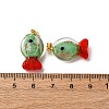 Handmade Lampwork Pendants LAMP-A007-01G-04-02-2