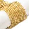 Natural Citrine(Heated) Beads Strands G-G259-D03-3mm-2