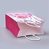 Butterfly Pattern Paper Gift Bags with Handles DIY-I030-03C-03-3