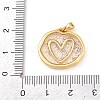 Transparent Epoxy Resin Brass Pendants LS-KK-B163-01G-02-3